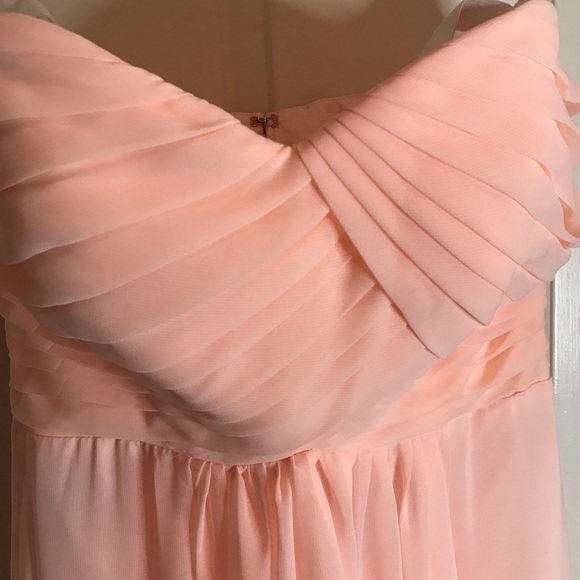 Strapless Pleated Bridesmaid Dress - Picture 11 of 11